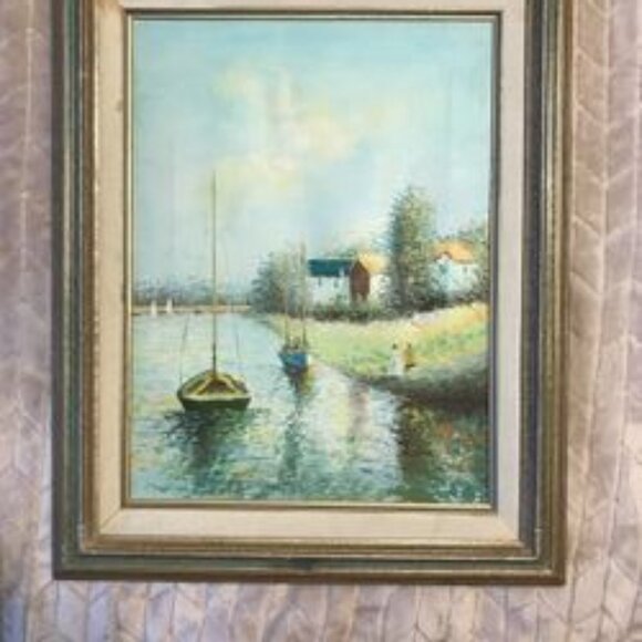 Oil On Canvas By P. Nelson